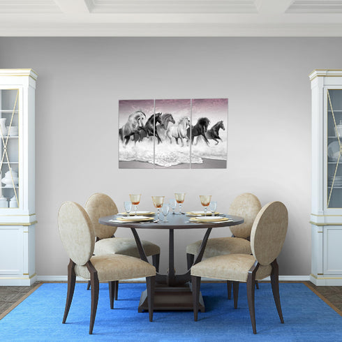 Wandbilder Wohnzimmer XXL Pferde Moderne Bilder Tiere